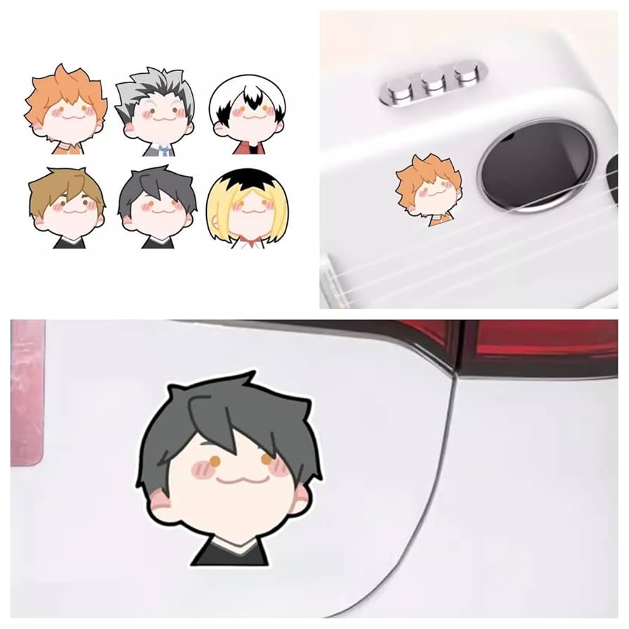 Amazon.co.jp: ハイキュー 車のステッカー 日向翔陽 影山飛雄 孤